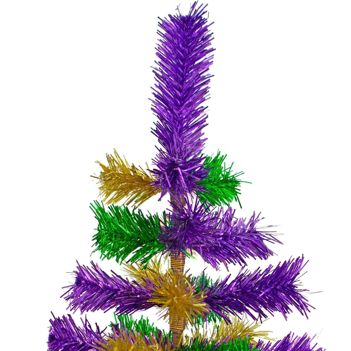 Mardi Gras Mixed Tinsel Christmas Trees - Lee Display