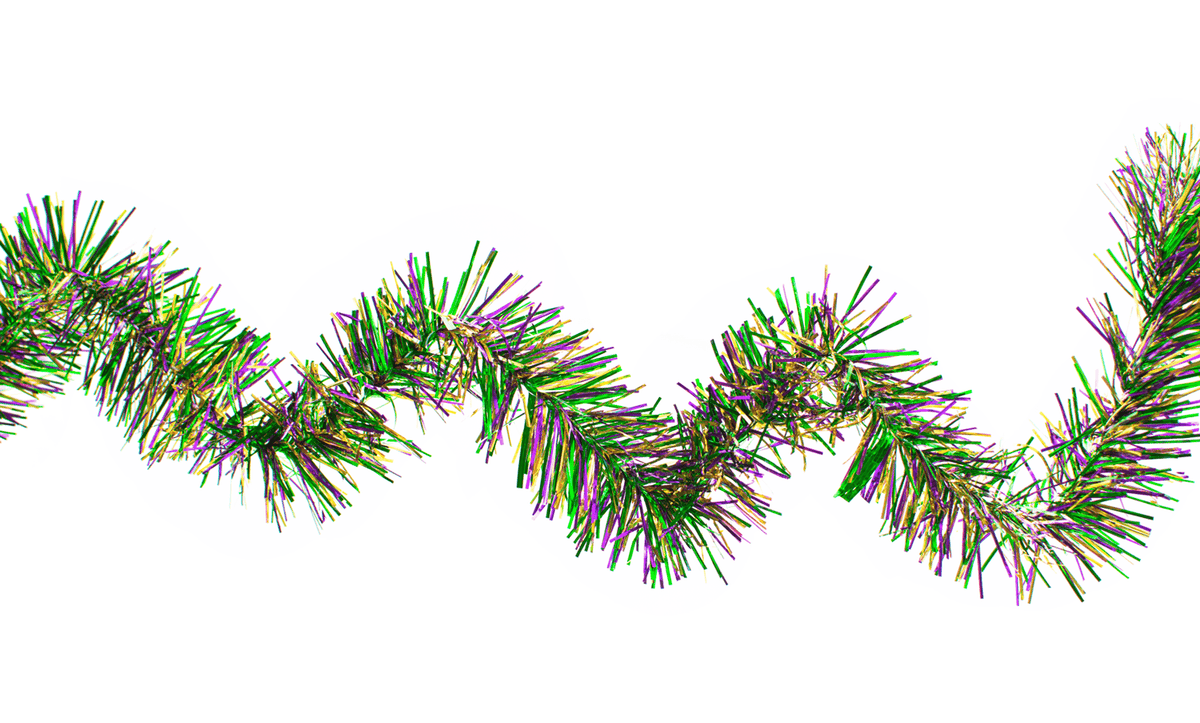 Mardi Gras Tinsel Garland - Lee Display