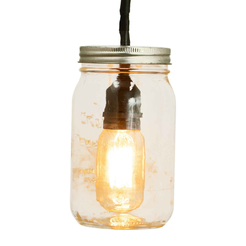 Mason Jar Pendant Lights - Lee Display