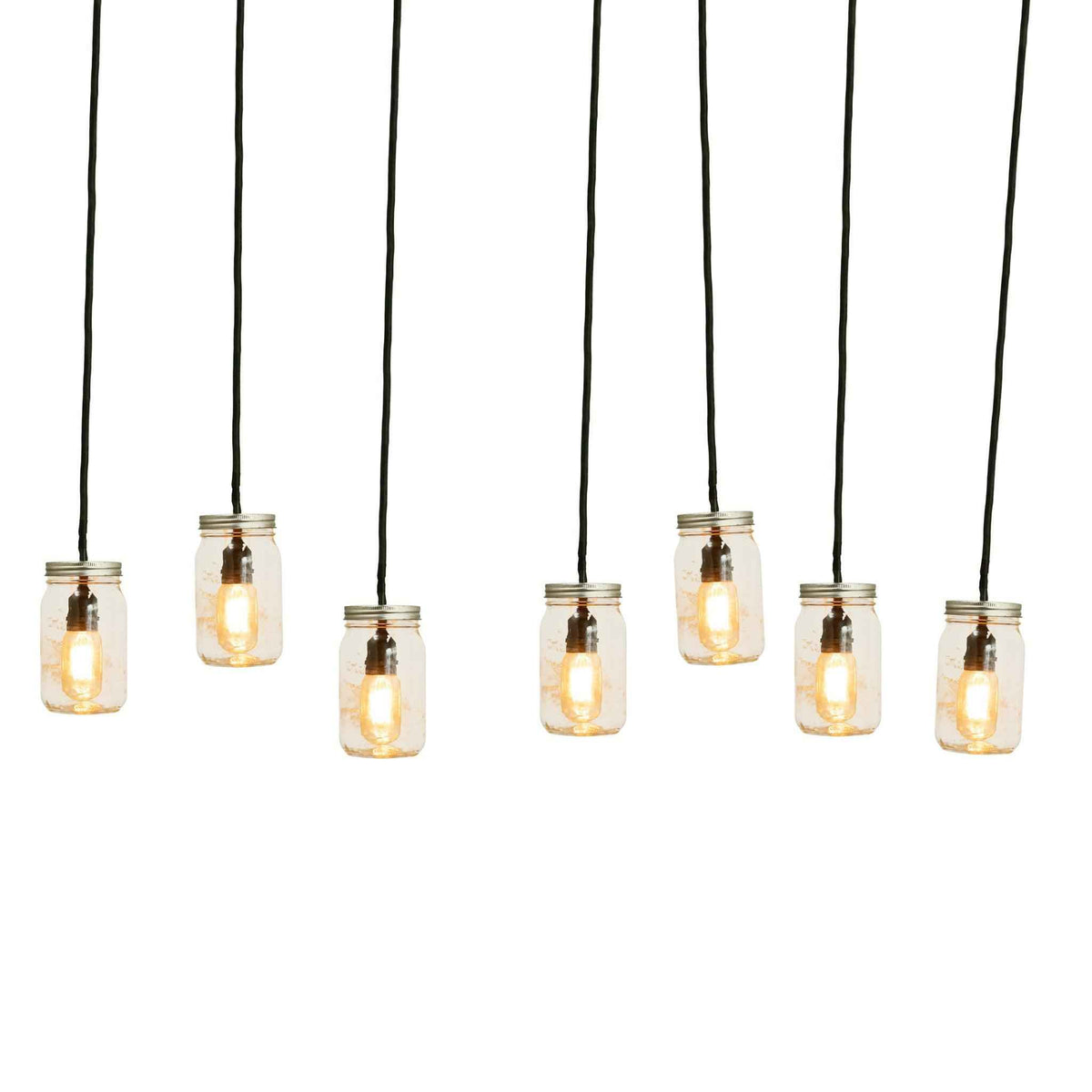Mason Jar Pendant Lights - Lee Display