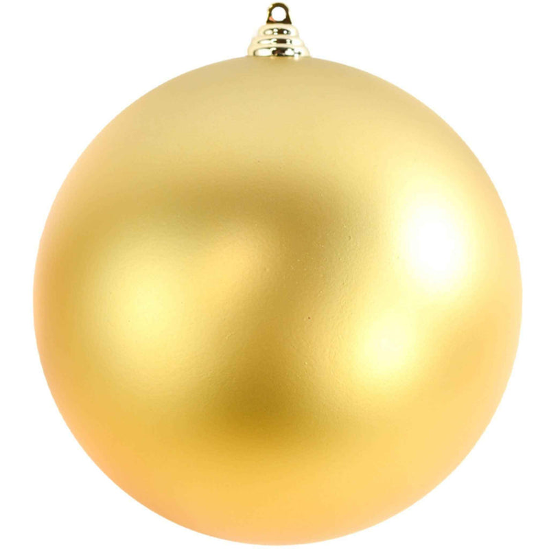 Matte Gold Ball Ornaments - Lee Display