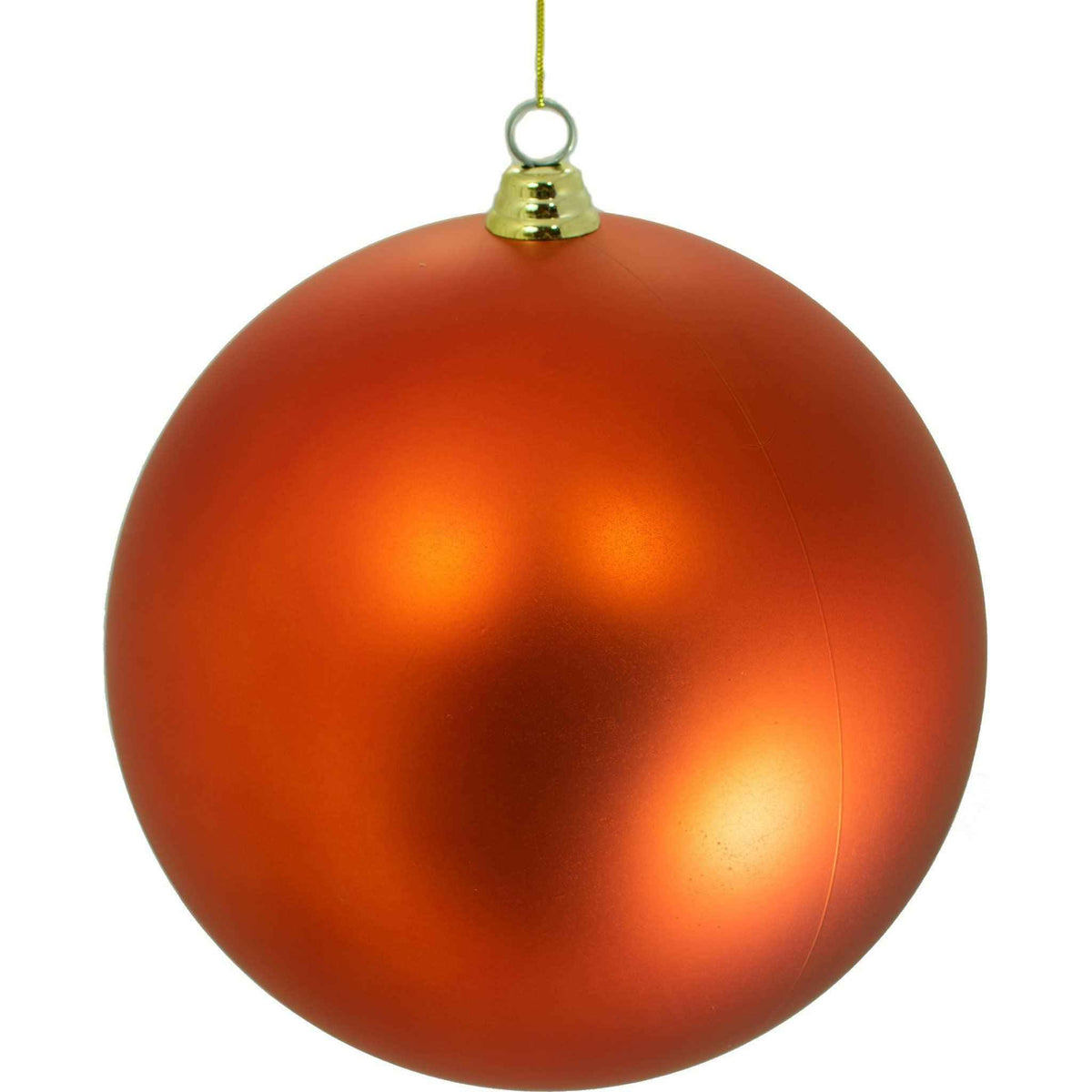 Matte Orange Ball Ornaments - Lee Display