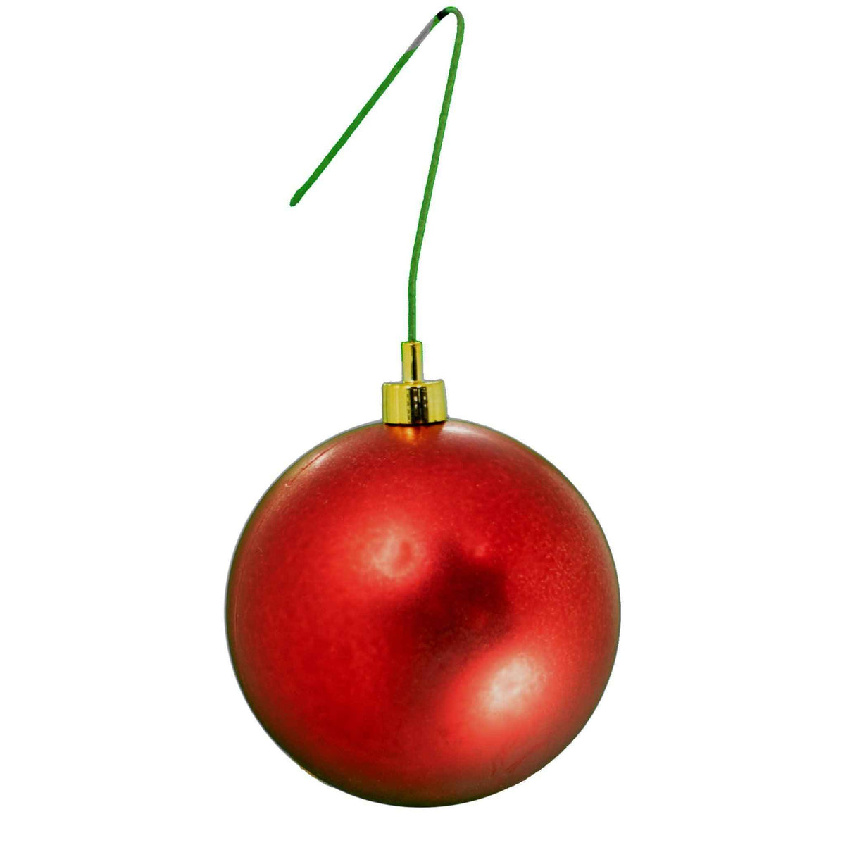 Matte Red Ball Ornaments - Lee Display