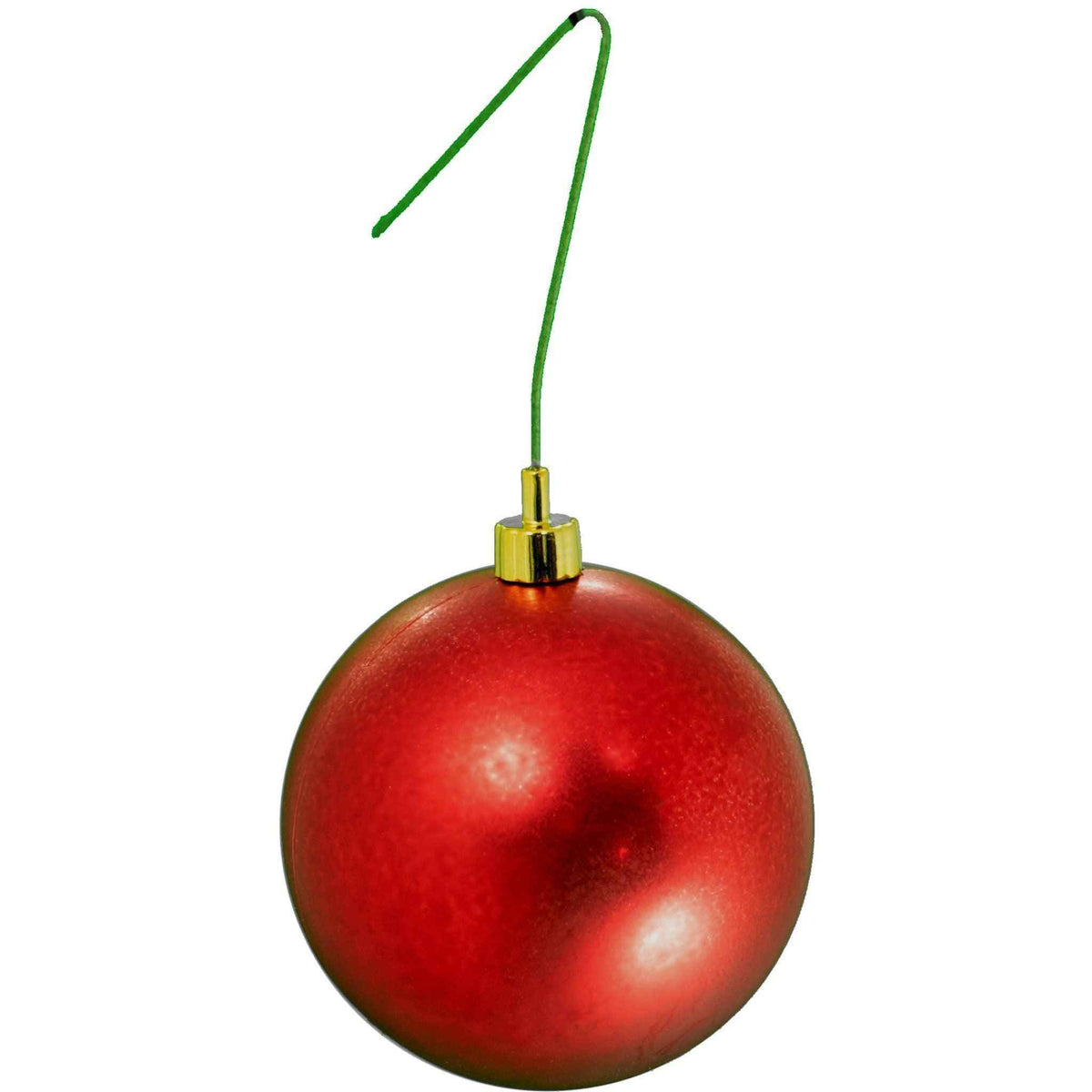 Matte Red Ball Ornaments - Lee Display