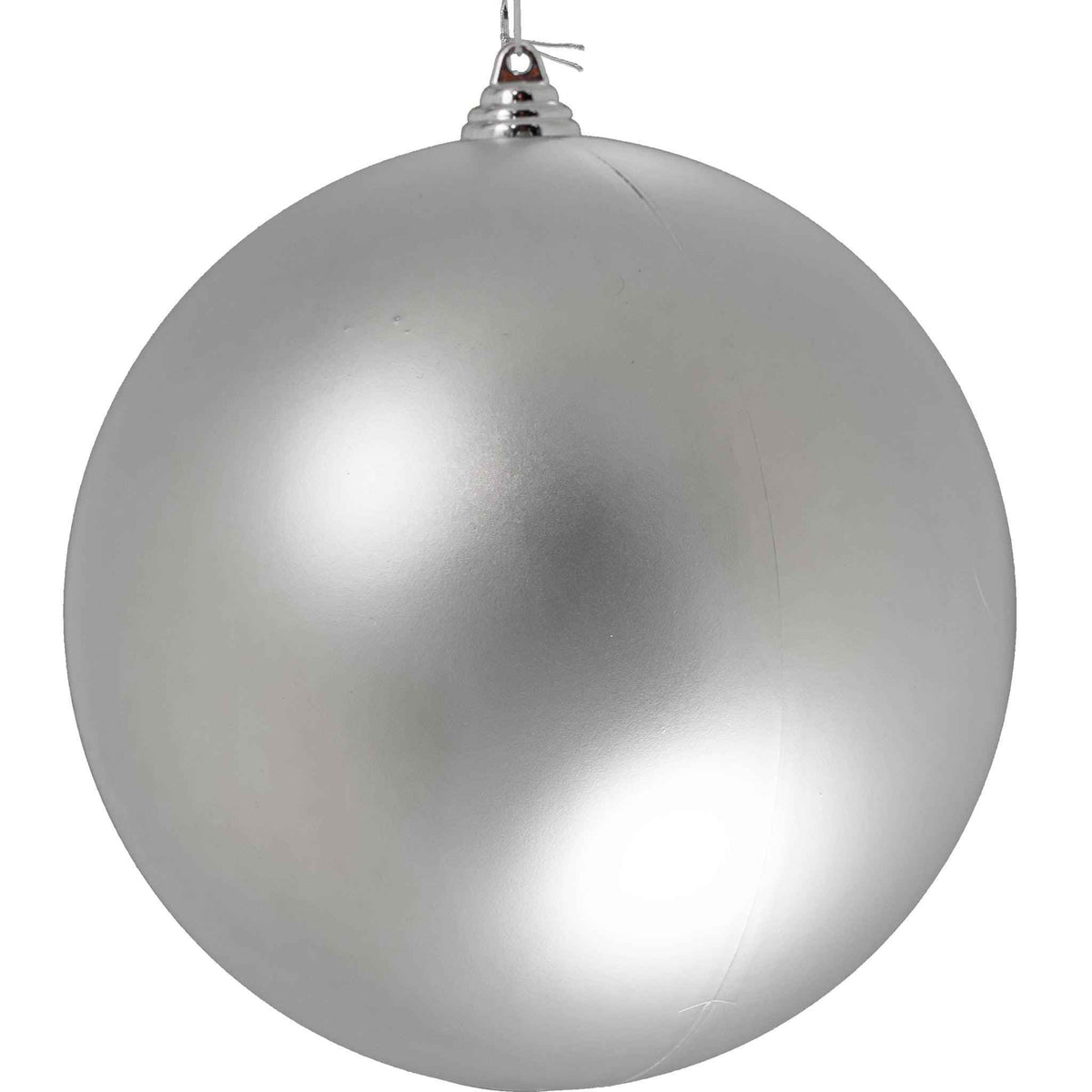 Matte Silver Ball Ornaments - Lee Display