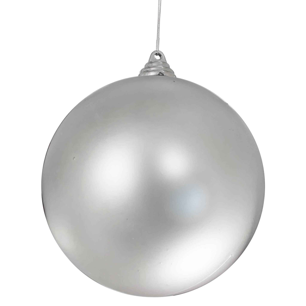 Matte Silver Ball Ornaments - Lee Display