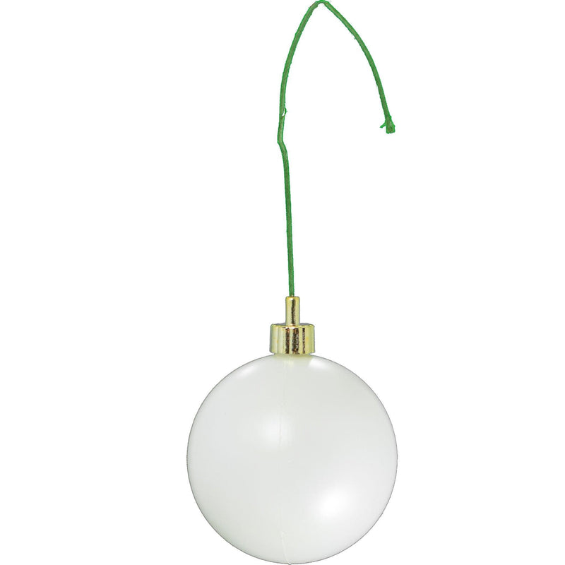 Lee Display offers brand new Shiny Matte White Plastic Ball Ornaments at wholesale prices for affordable Christmas Tree Hanging and Holiday Decorating on sale at leedisplay.com