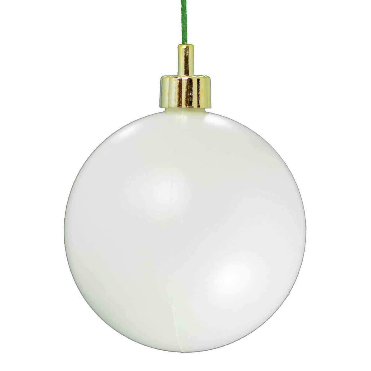 Matte White Ball Ornaments - Lee Display