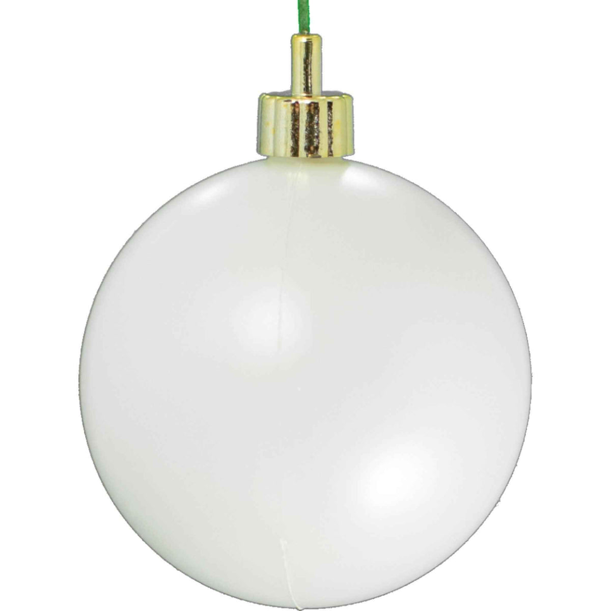 Matte White Ball Ornaments - Lee Display