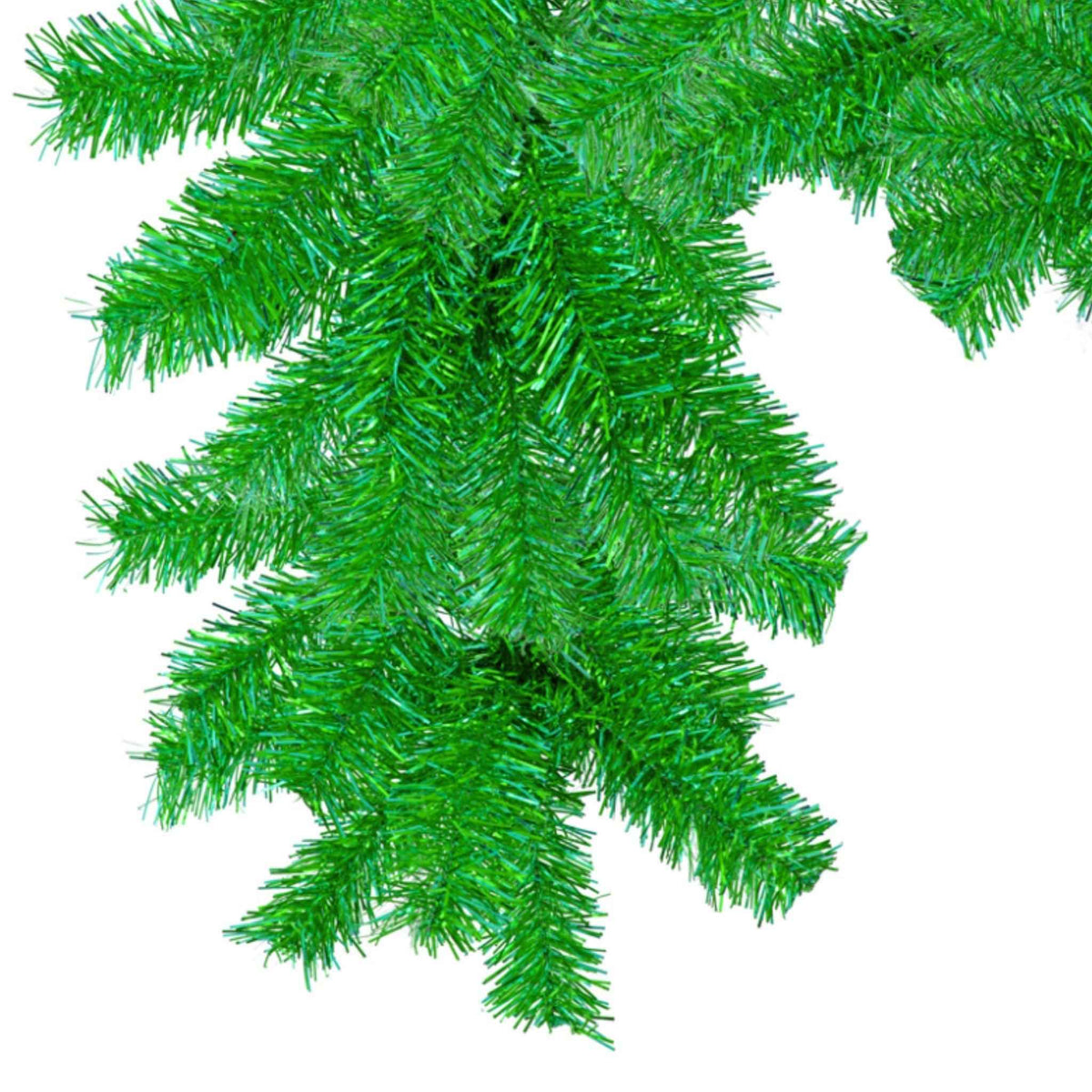 Metallic Green Christmas Garland - Lee Display