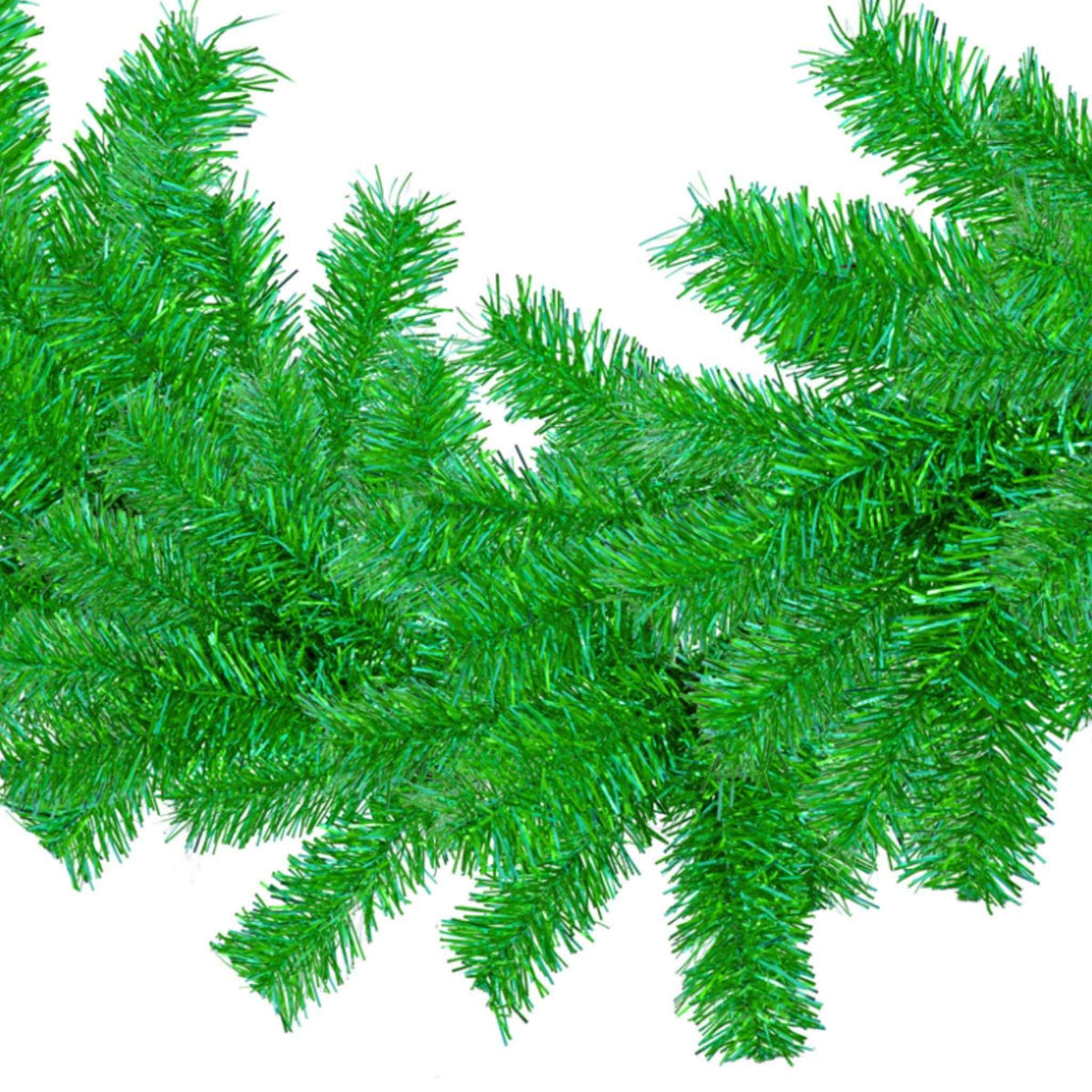 Metallic Green Christmas Garland - Lee Display