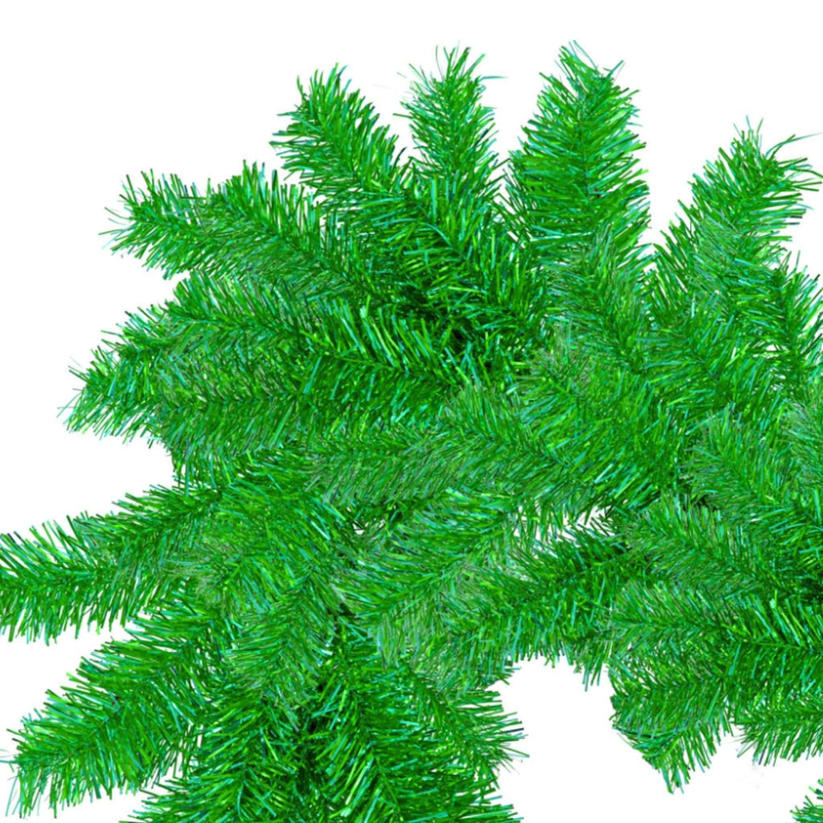 Metallic Green Christmas Garland - Lee Display