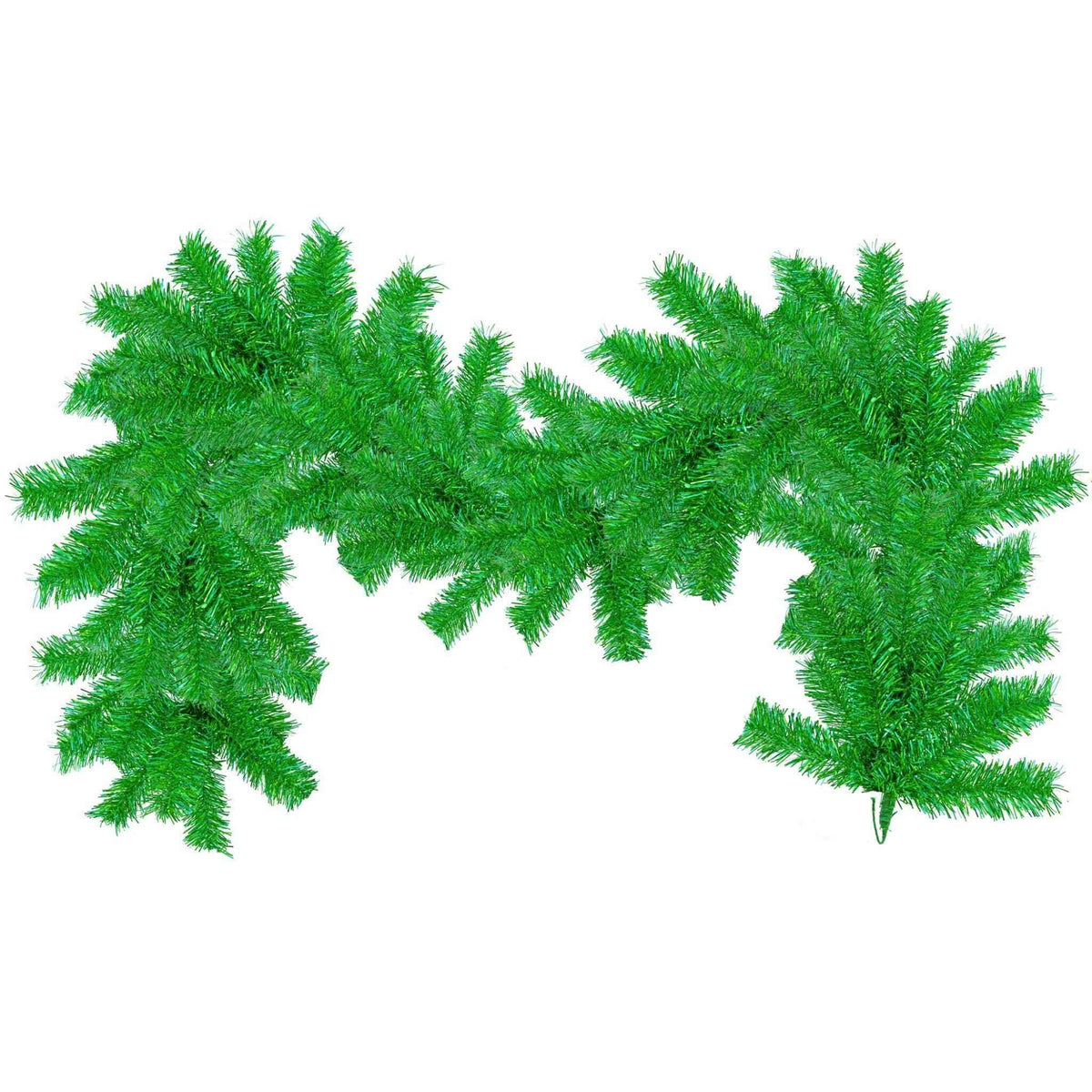 Metallic Green Christmas Garland - Lee Display