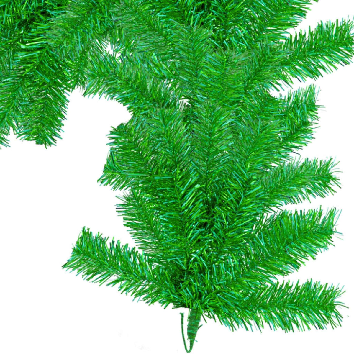 Metallic Green Christmas Garland - Lee Display