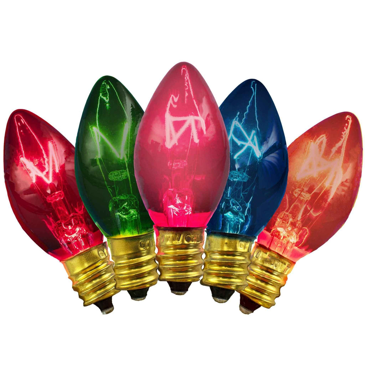 Multi-Color Light Bulbs with Pink - Lee Display