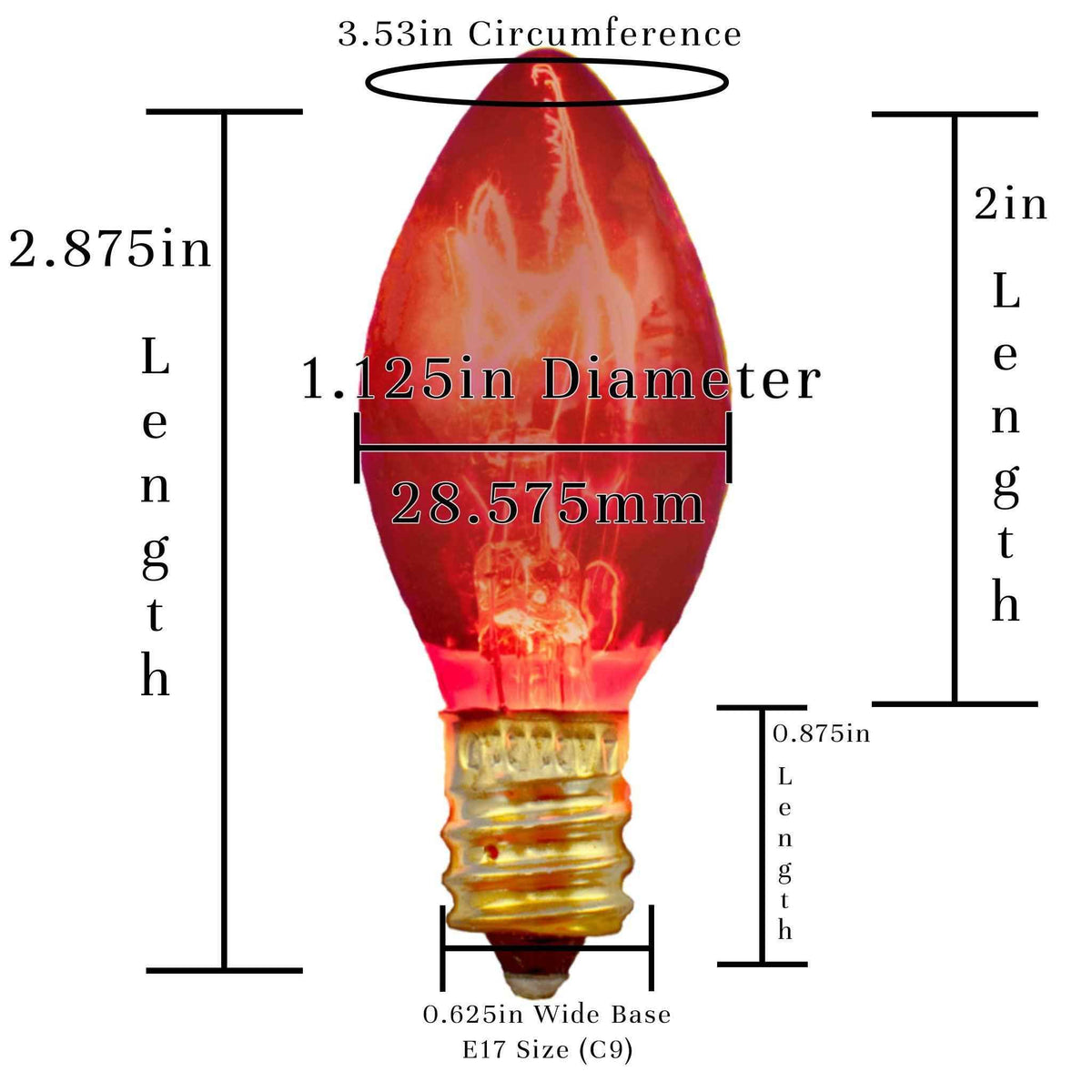 Orange Light Bulbs - Lee Display