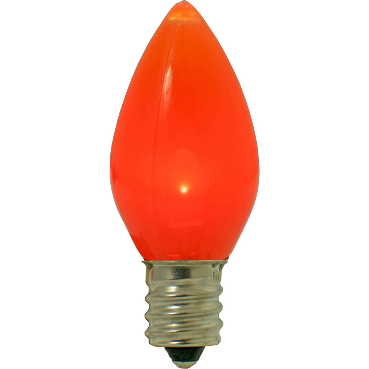 Orange Solid LED Light Bulbs - Lee Display