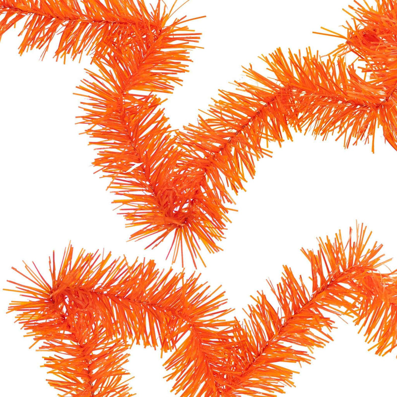 Orange Tinsel Garland - Lee Display