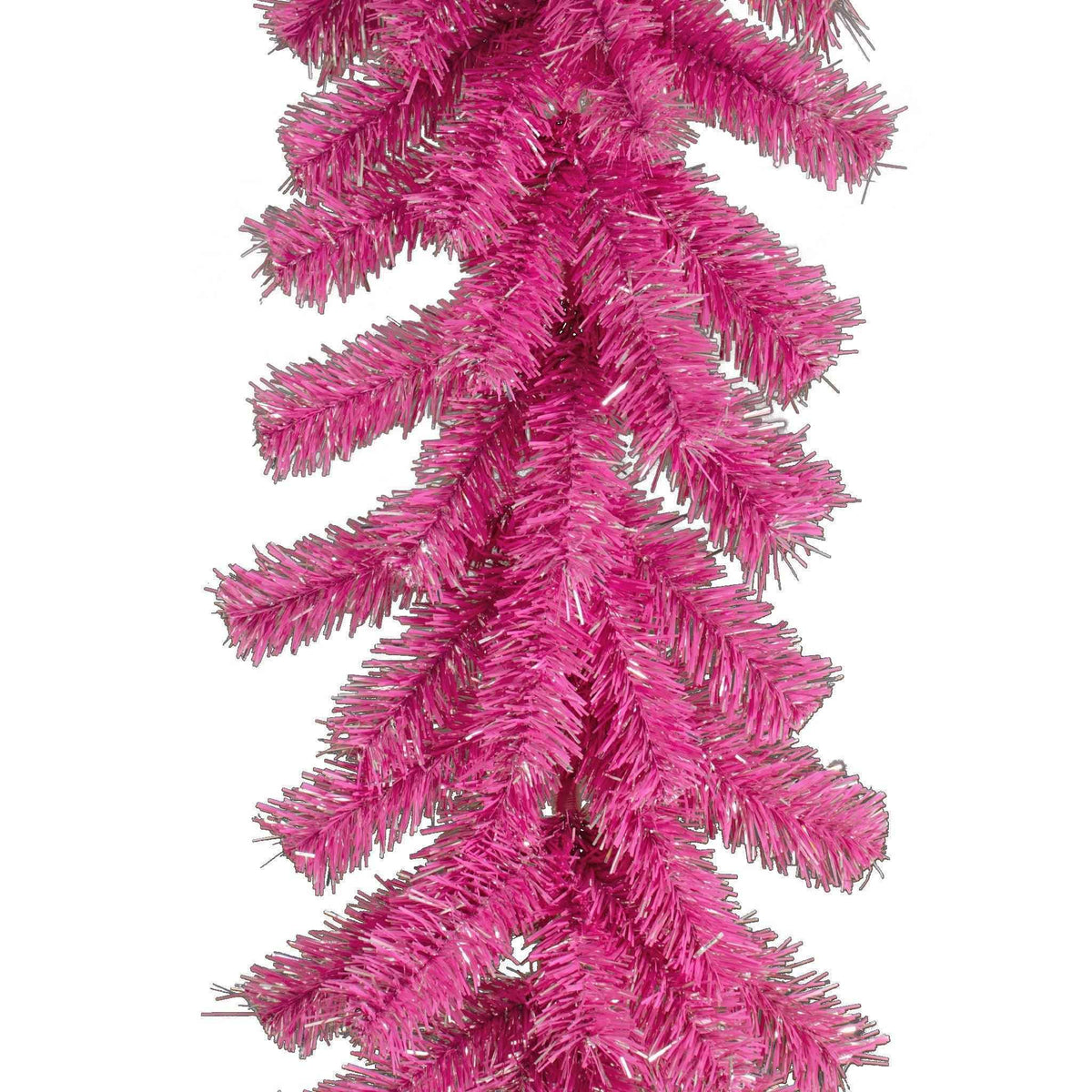 Pink and Silver Christmas Garland - Lee Display