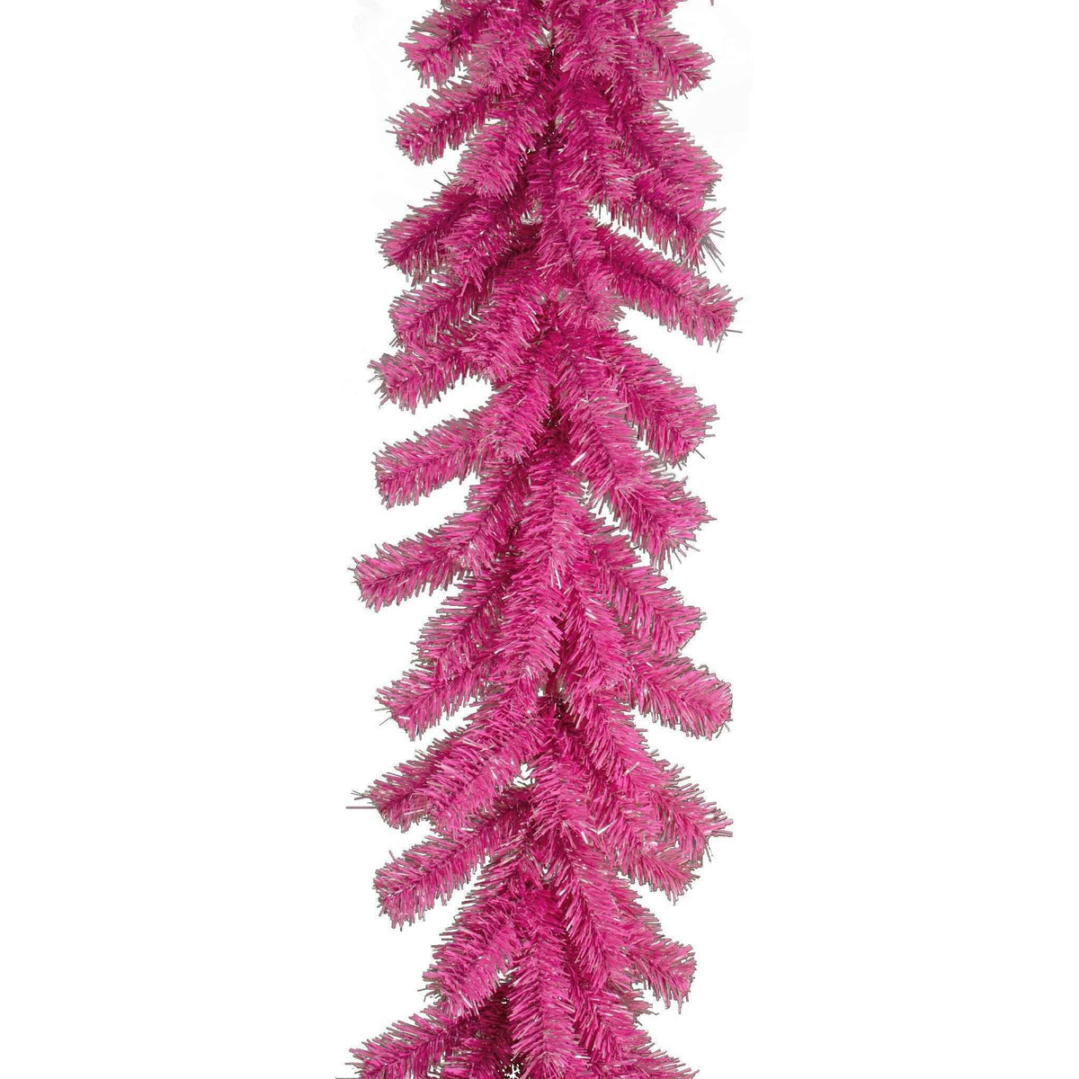 Pink and Silver Christmas Garland - Lee Display