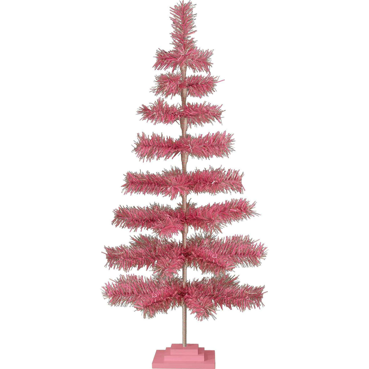Pink & Silver Firework Christmas Tree - Lee Display