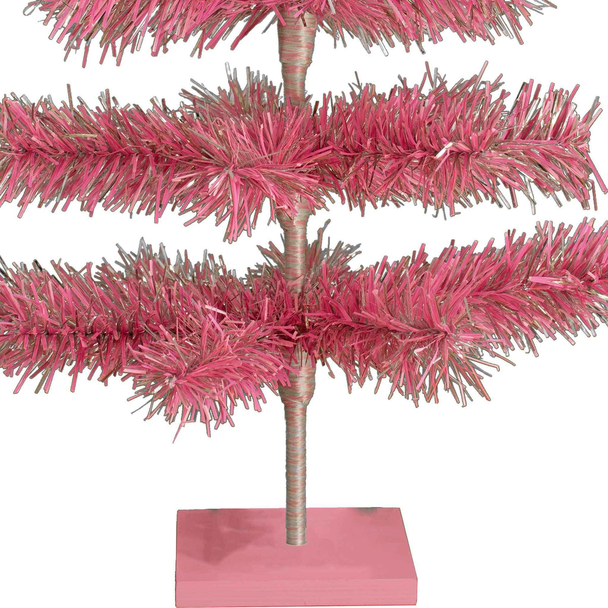 Pink & Silver Firework Christmas Tree - Lee Display