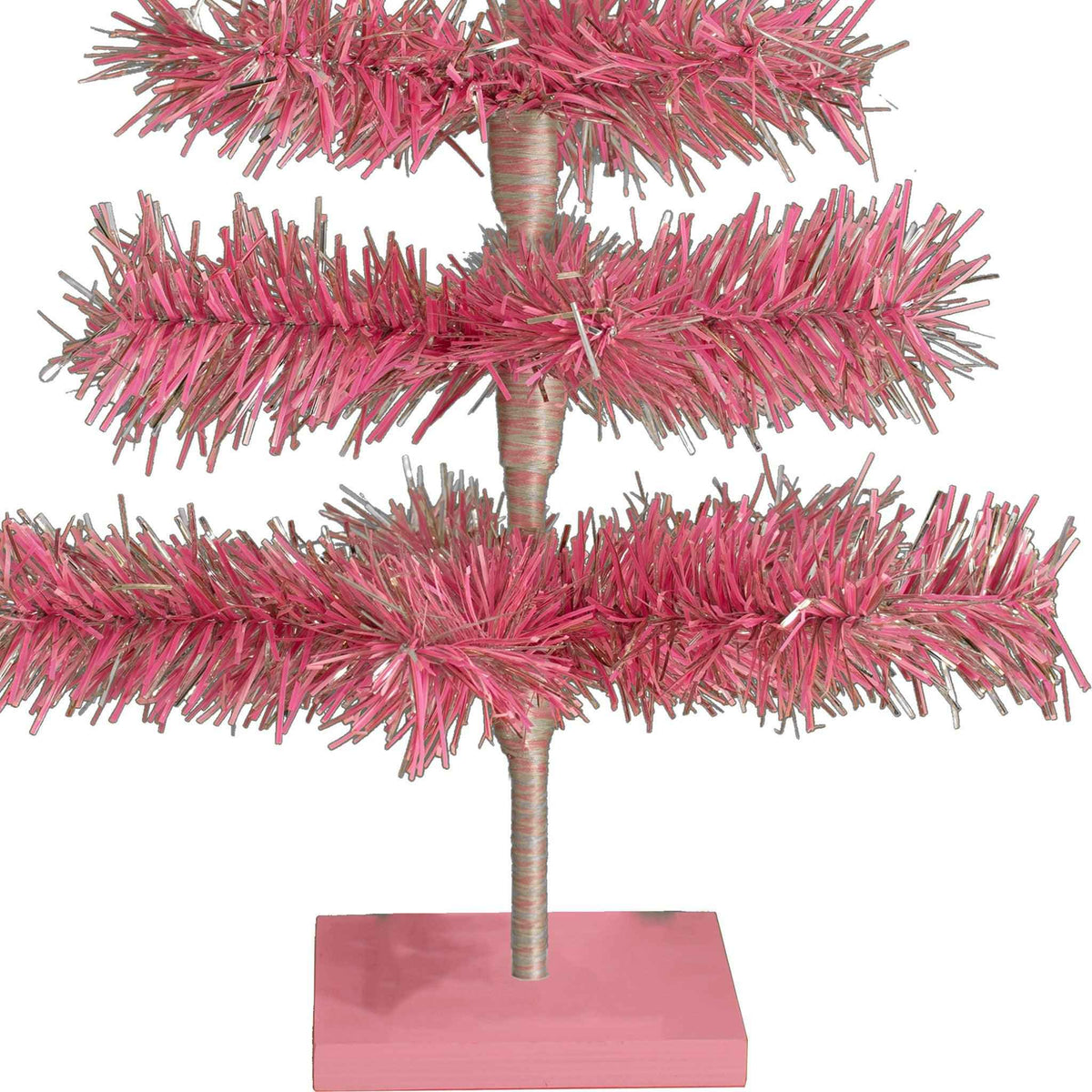 Pink & Silver Firework Christmas Tree - Lee Display