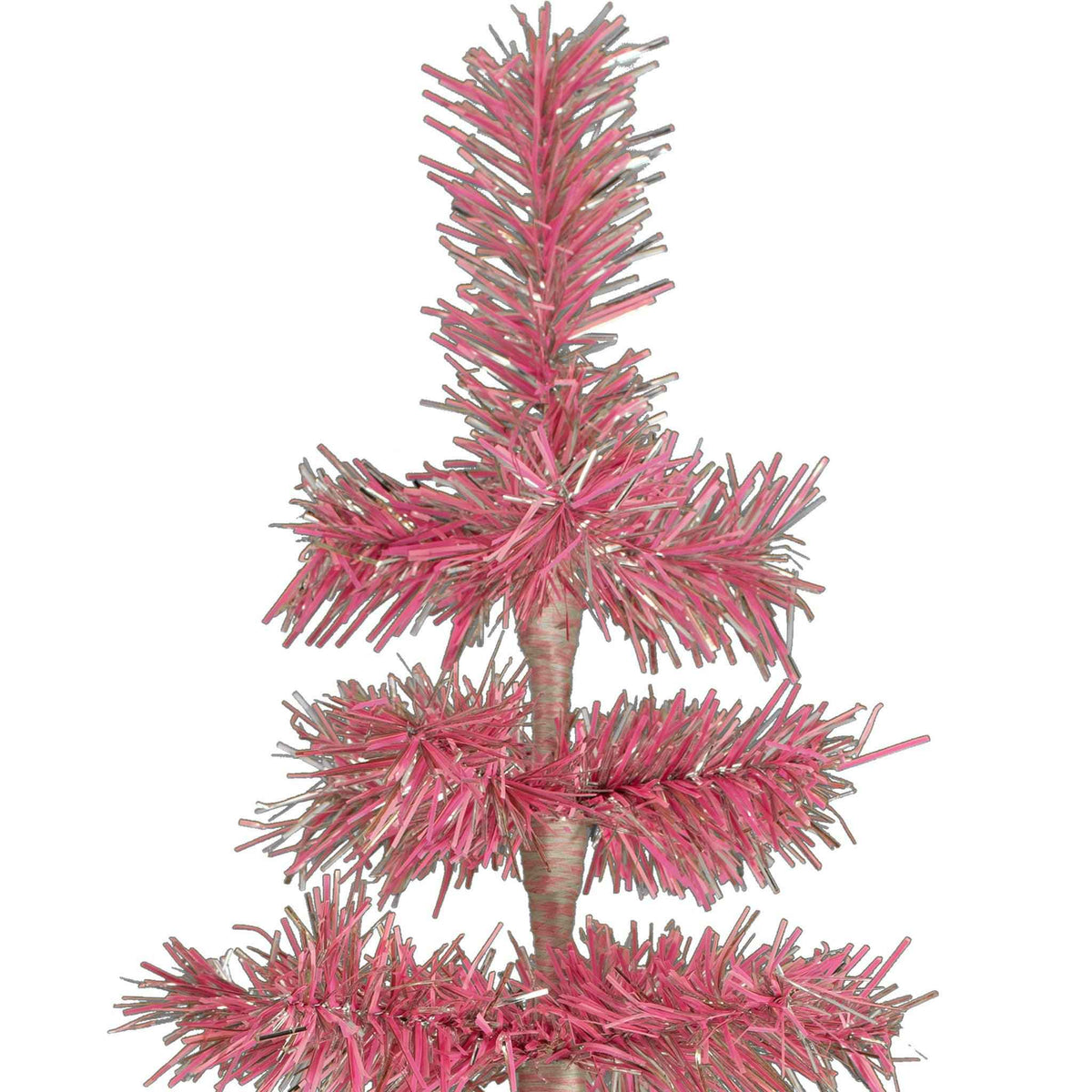 Pink & Silver Firework Christmas Tree - Lee Display