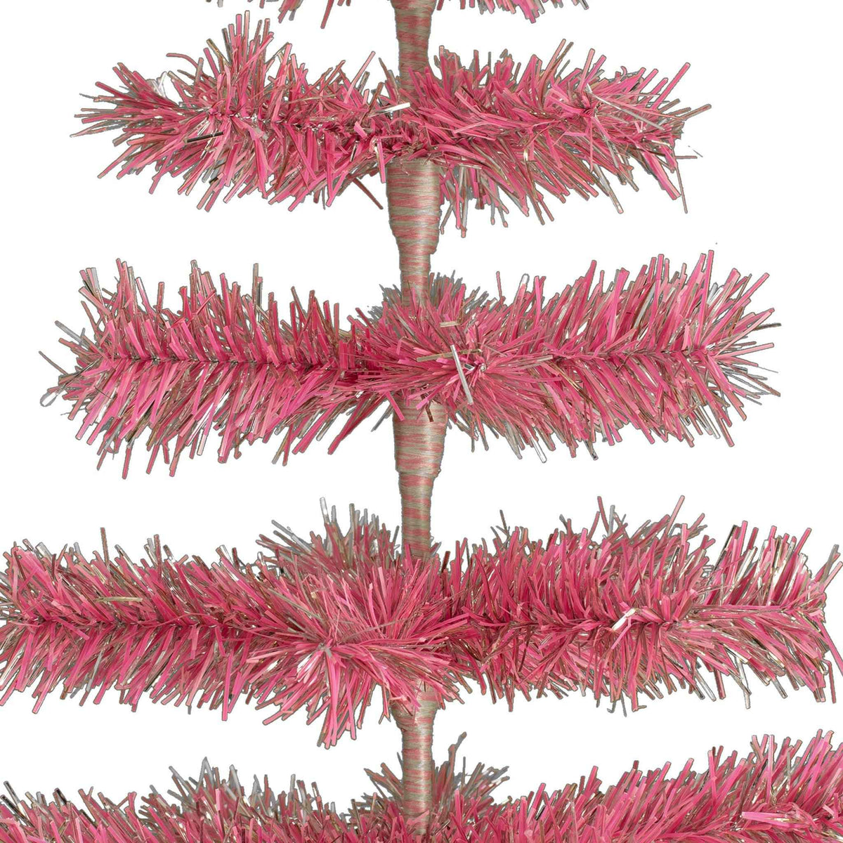 Pink & Silver Firework Christmas Tree - Lee Display