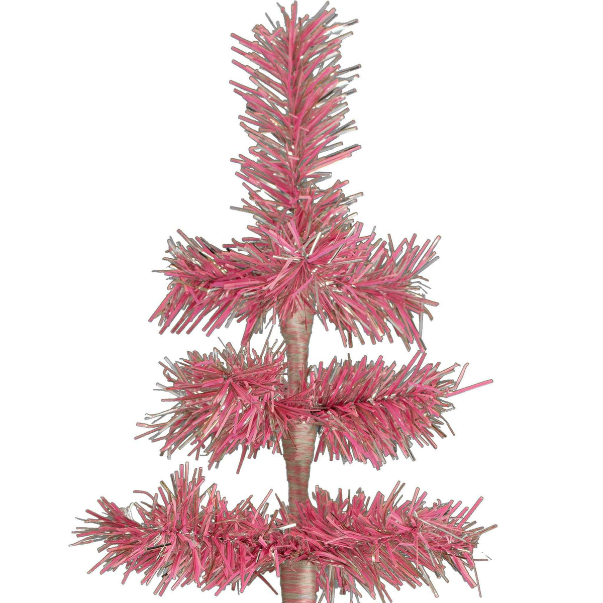 Pink & Silver Firework Christmas Tree - Lee Display