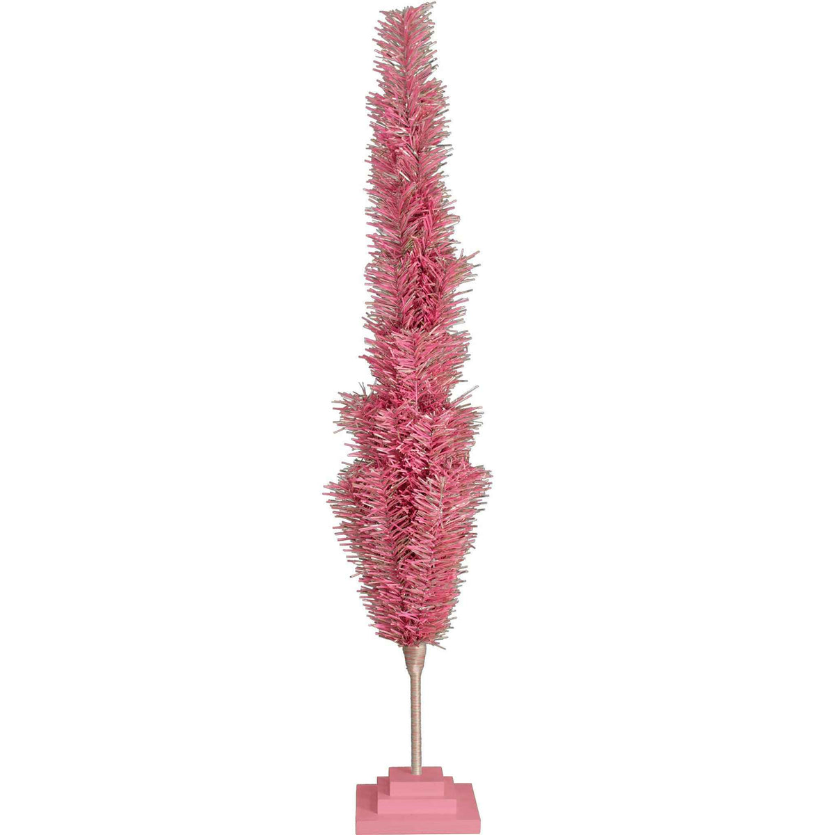 Pink & Silver Firework Christmas Tree - Lee Display