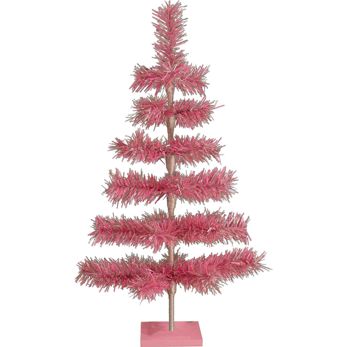 Pink & Silver Firework Christmas Tree - Lee Display