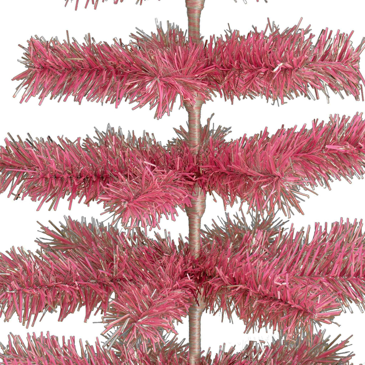 Pink & Silver Firework Christmas Tree - Lee Display