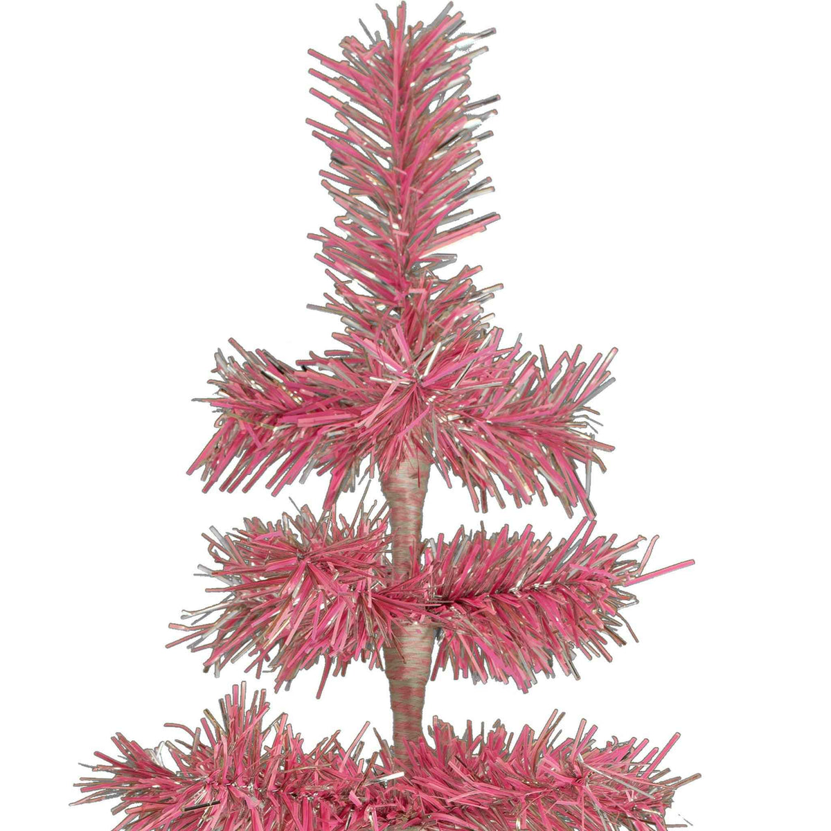 Pink & Silver Firework Christmas Tree - Lee Display