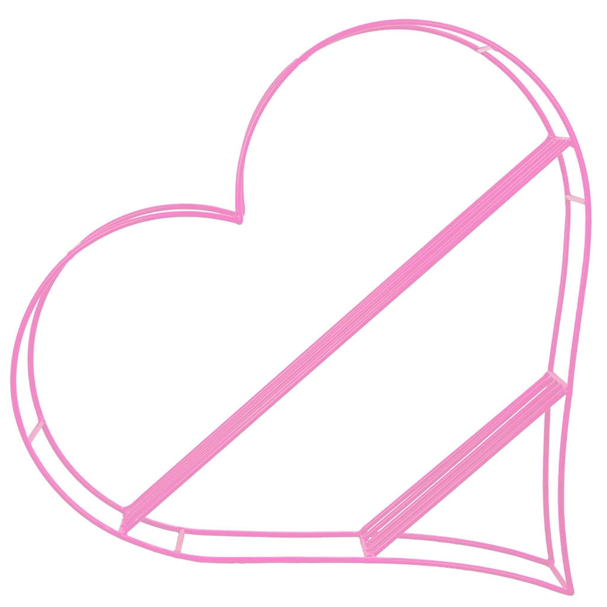 Pink Hanging Heart Book Shelf - Lee Display