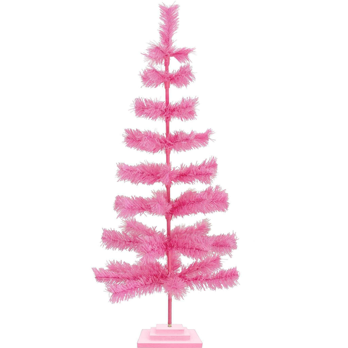 Pink Tinsel Christmas Tree - Lee Display