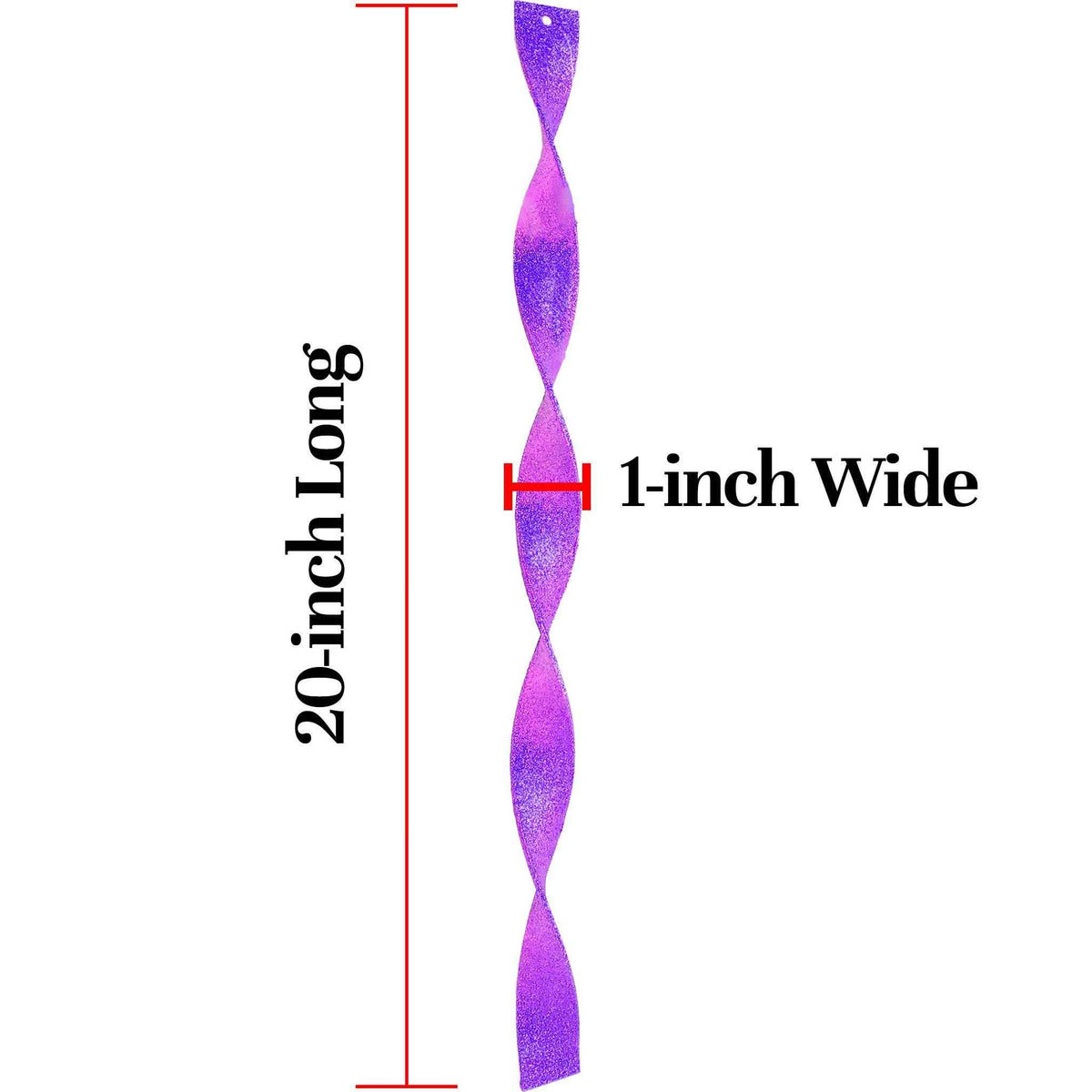 Purple Glitter Icicle Finials - Lee Display