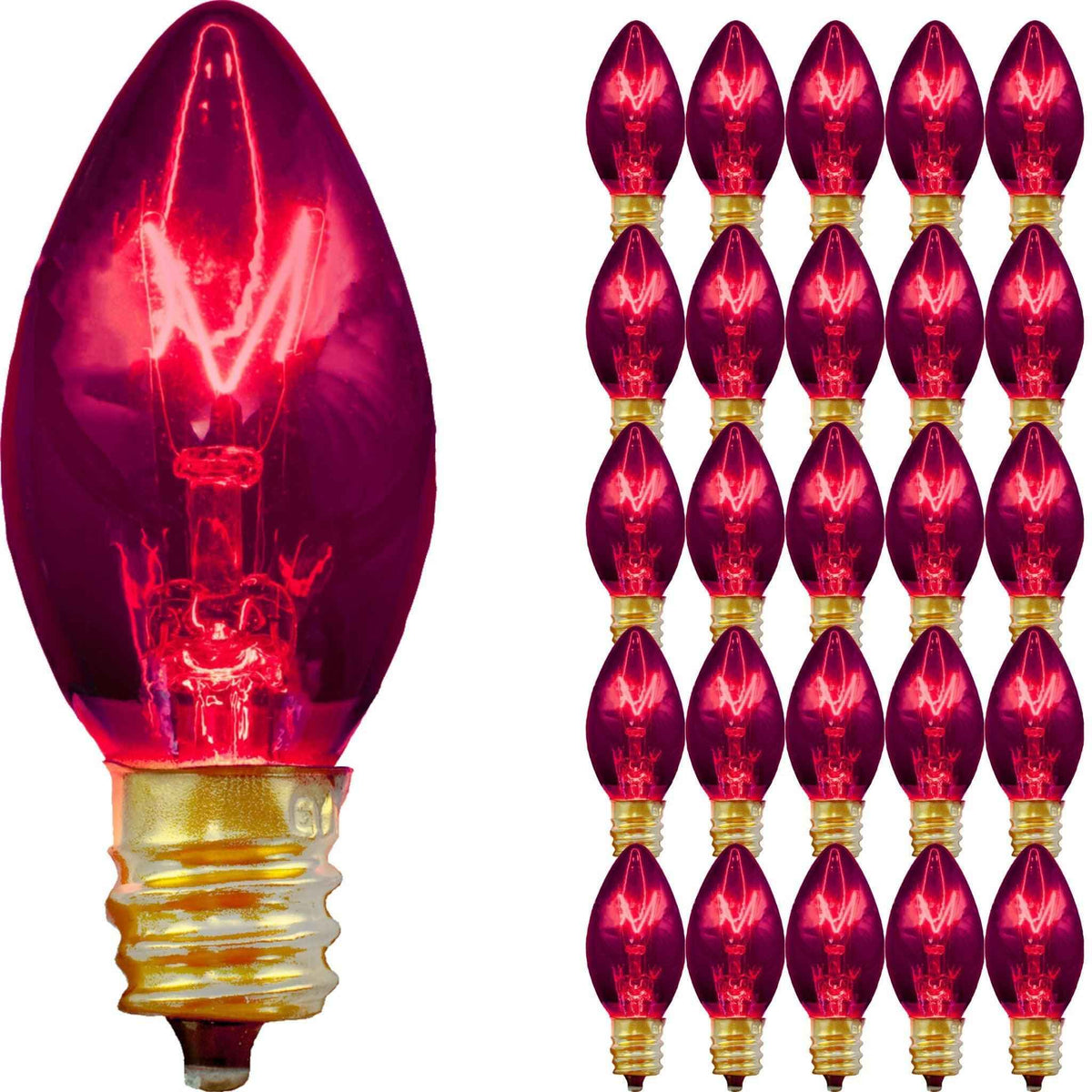 Purple Light Bulbs - Lee Display