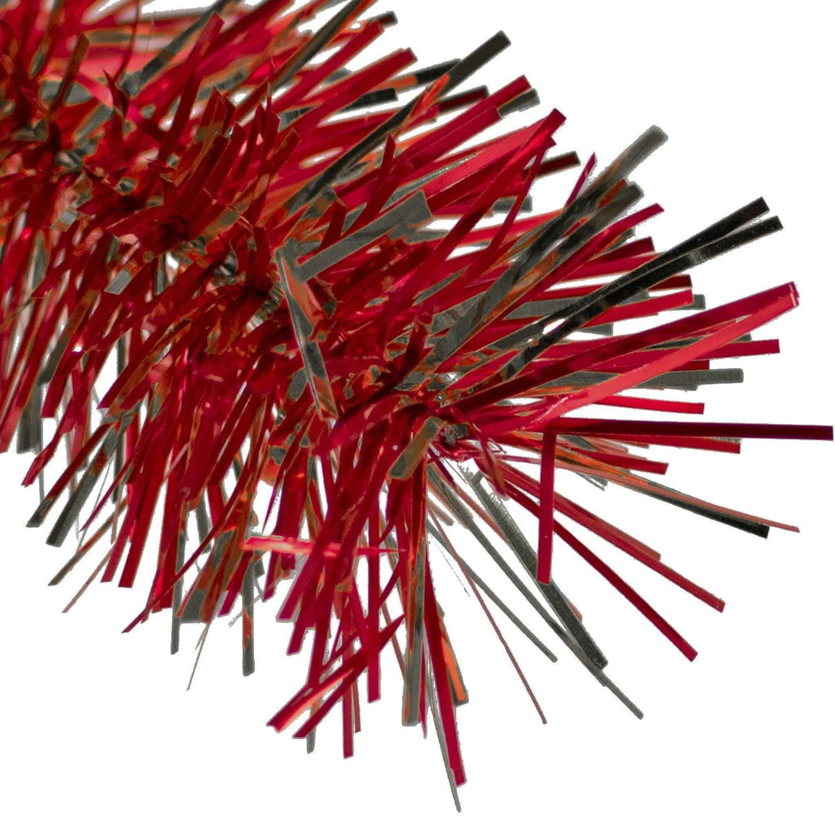 Red & Black Tinsel Garland - Lee Display
