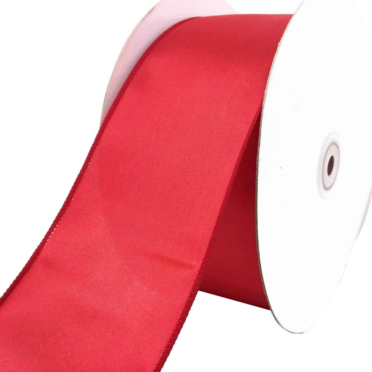 Red Bengaline Christmas Ribbon - Lee Display