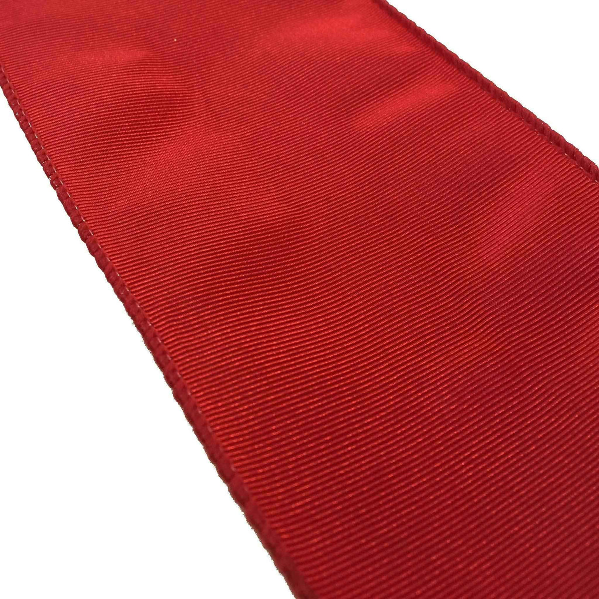 Red Bengaline Christmas Ribbon - Lee Display