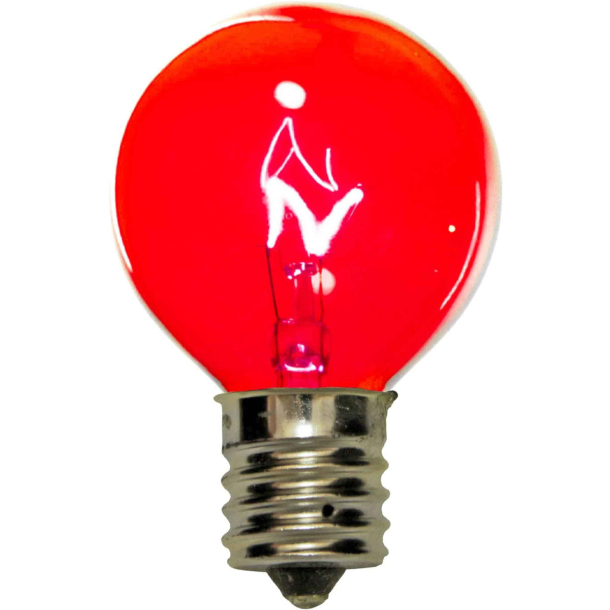Red G40 Light Bulbs - Lee Display