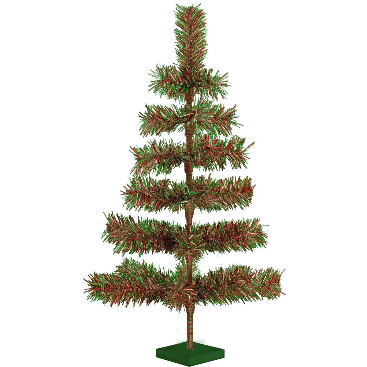 Red, Green, & Silver Trees - Lee Display
