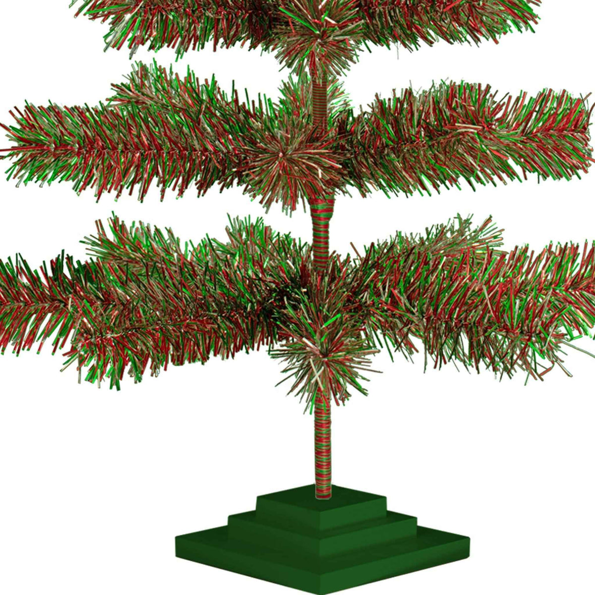 Red, Green, & Silver Trees - Lee Display