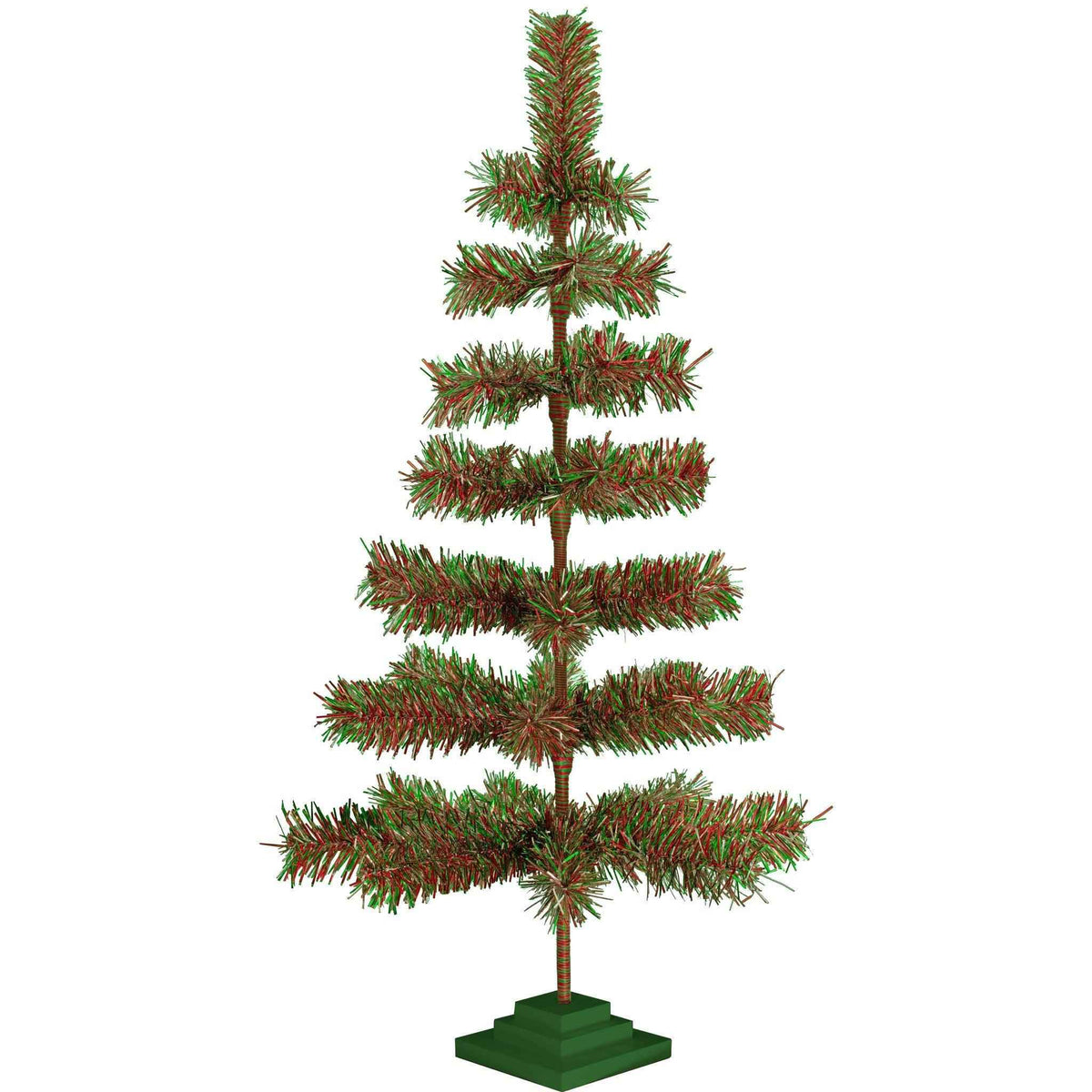 Red, Green, & Silver Trees - Lee Display