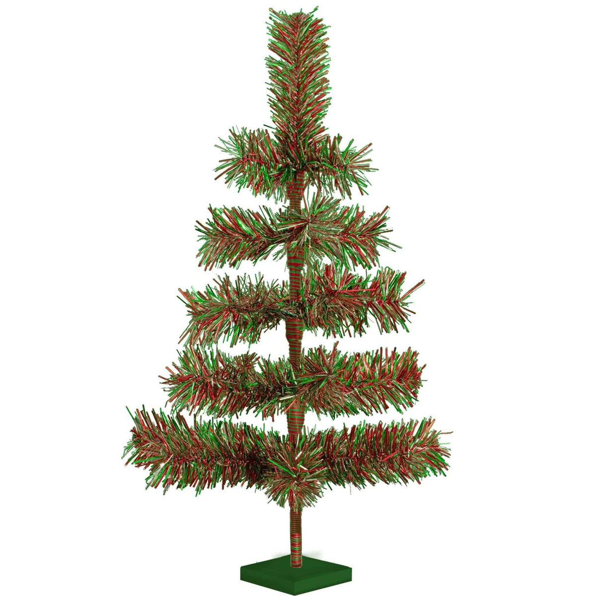 Red, Green, & Silver Trees - Lee Display