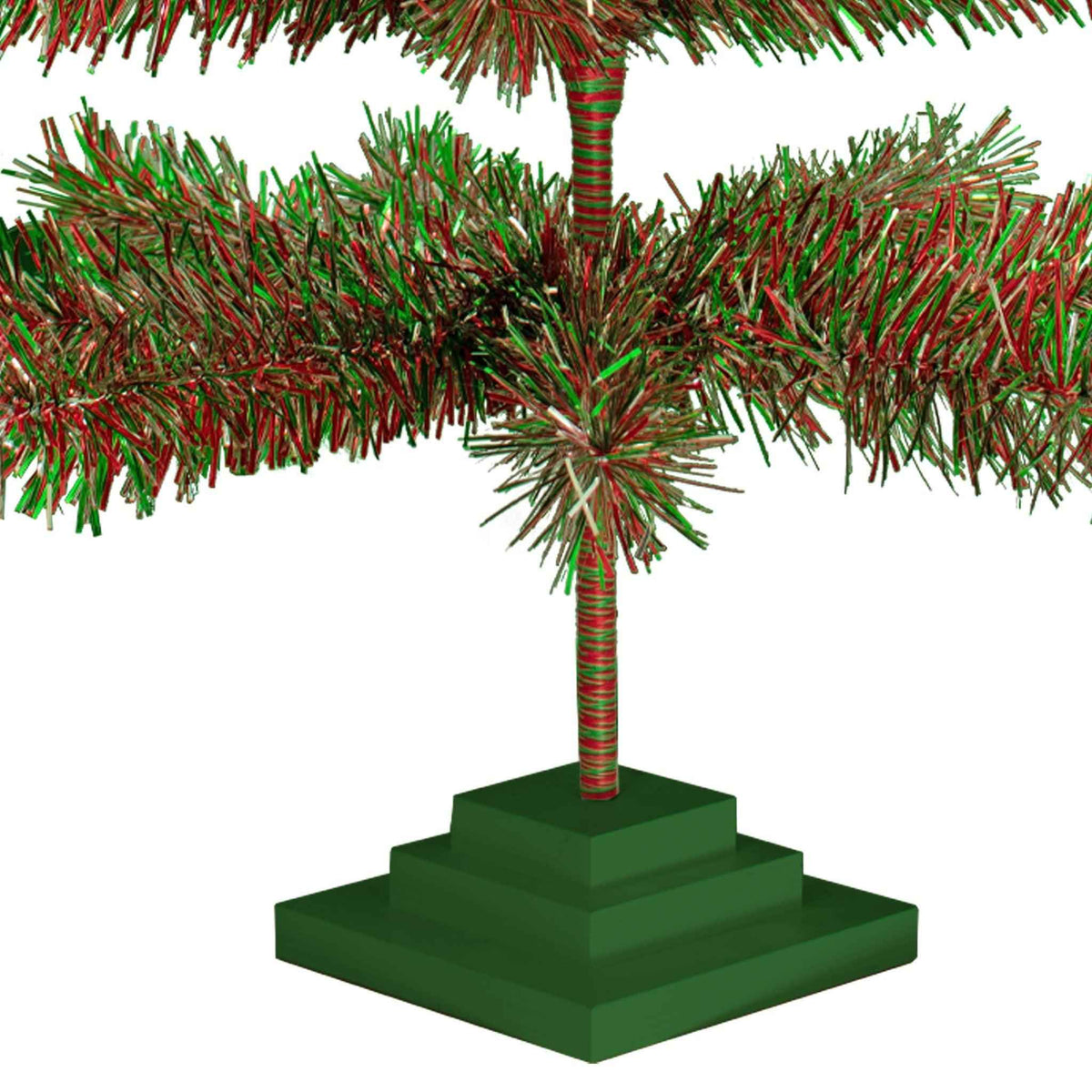 Red, Green, & Silver Trees - Lee Display