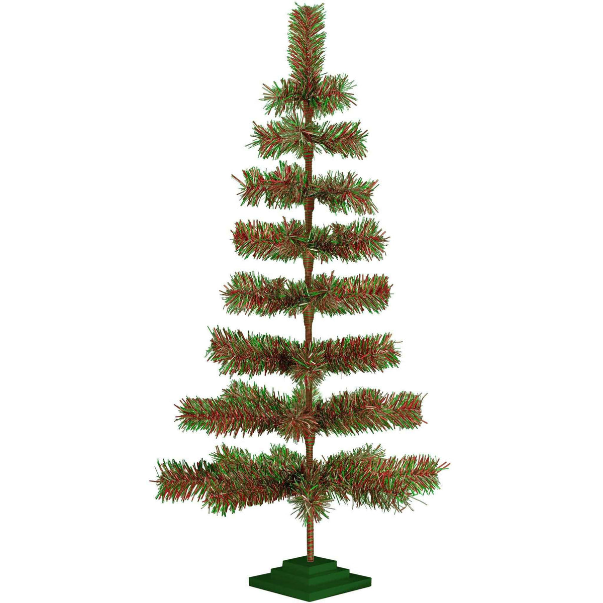 Red, Green, & Silver Trees - Lee Display