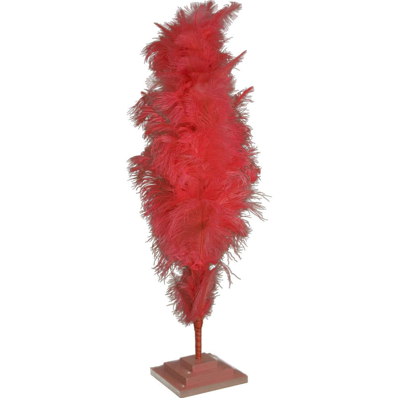 Red Ostrich Feather Tree - Lee Display