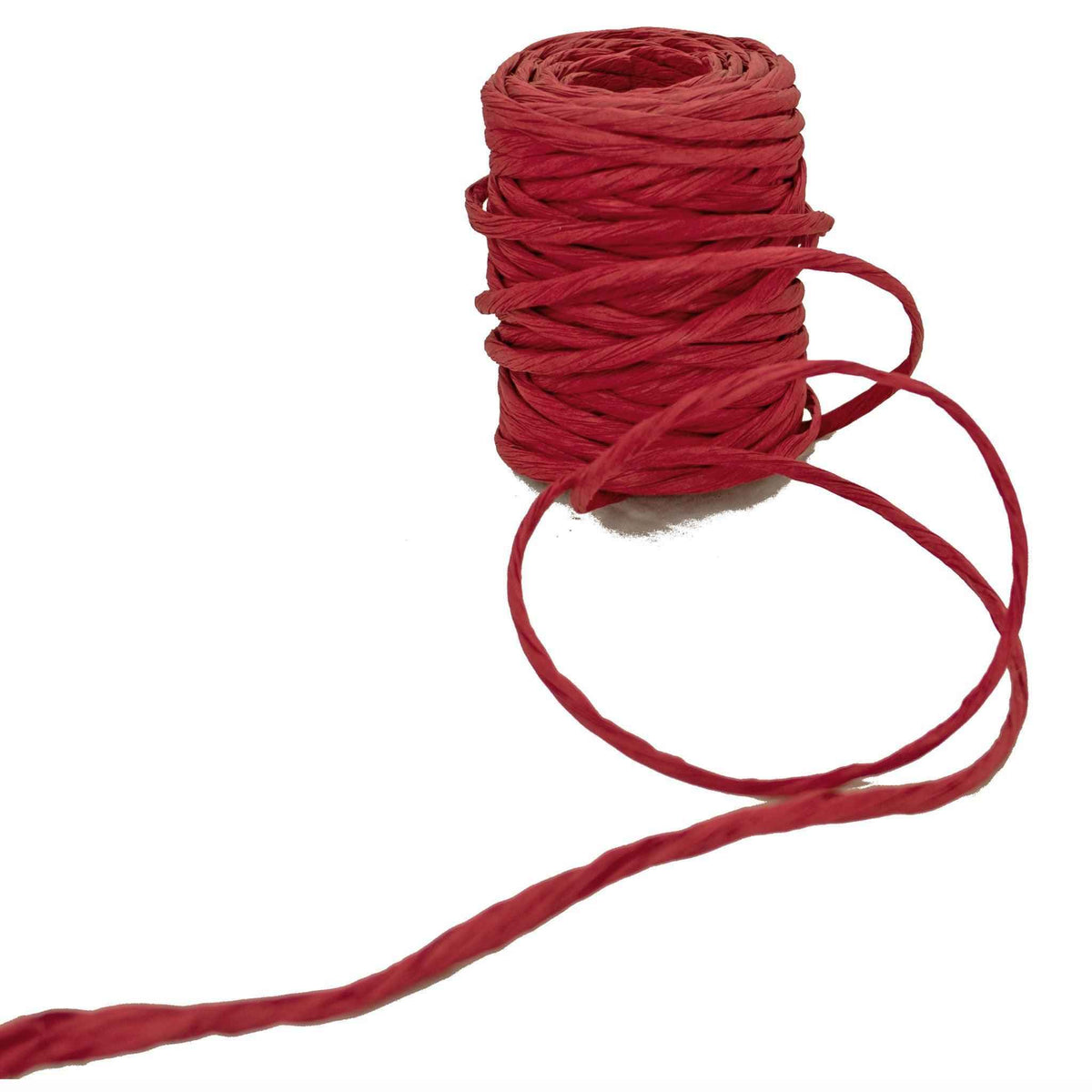 Red Raffia Paper Twine - Lee Display